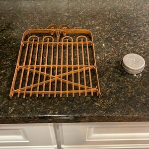 Miniature Metal Gate with Patina